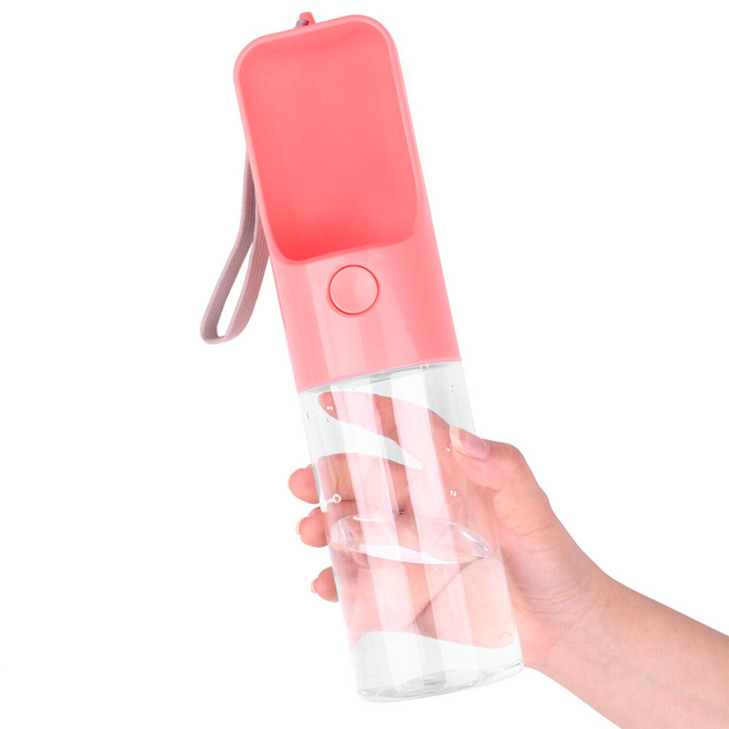 Dog Water Bottle Cat Pet Handheld Portable Travel Outdoor Feeder