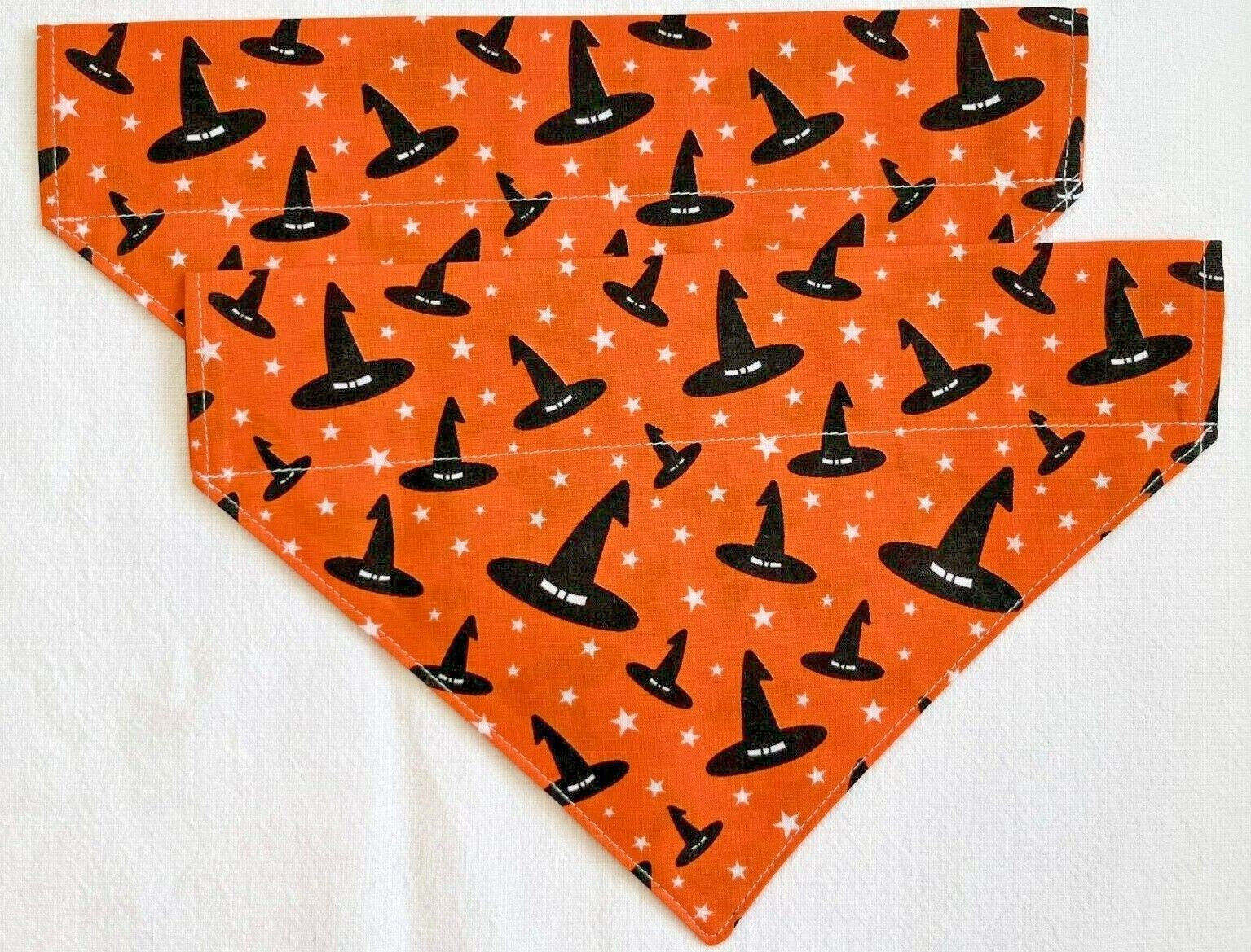 Halloween Dog Collar Accessories Bows & Bandanas Handmade in UK. Multi Sizes