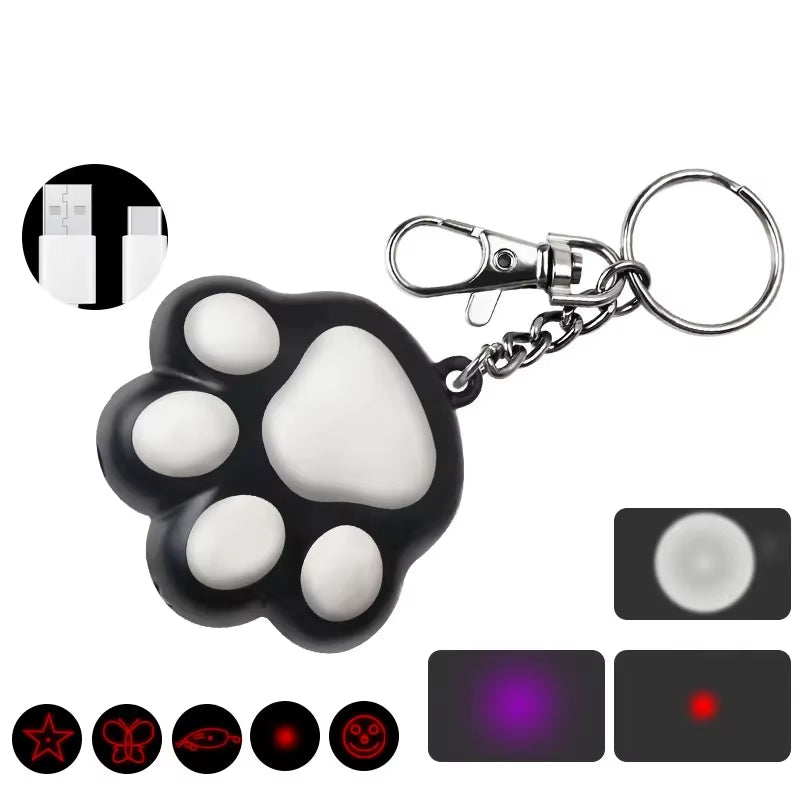 Pet Cat Toys Pet Laser Toy for Cats Interactive Funny Kitten Training Laser Toy Usb Rechargeable Multifunctional Cat Accessories