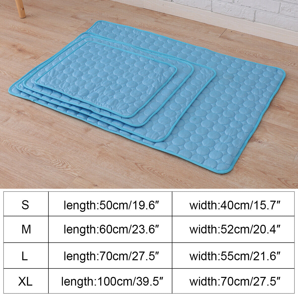 Pet Cooling Bed Mat Dog Cat Pad Summer Puppy Fast Sleeping Non-Toxic Mattress