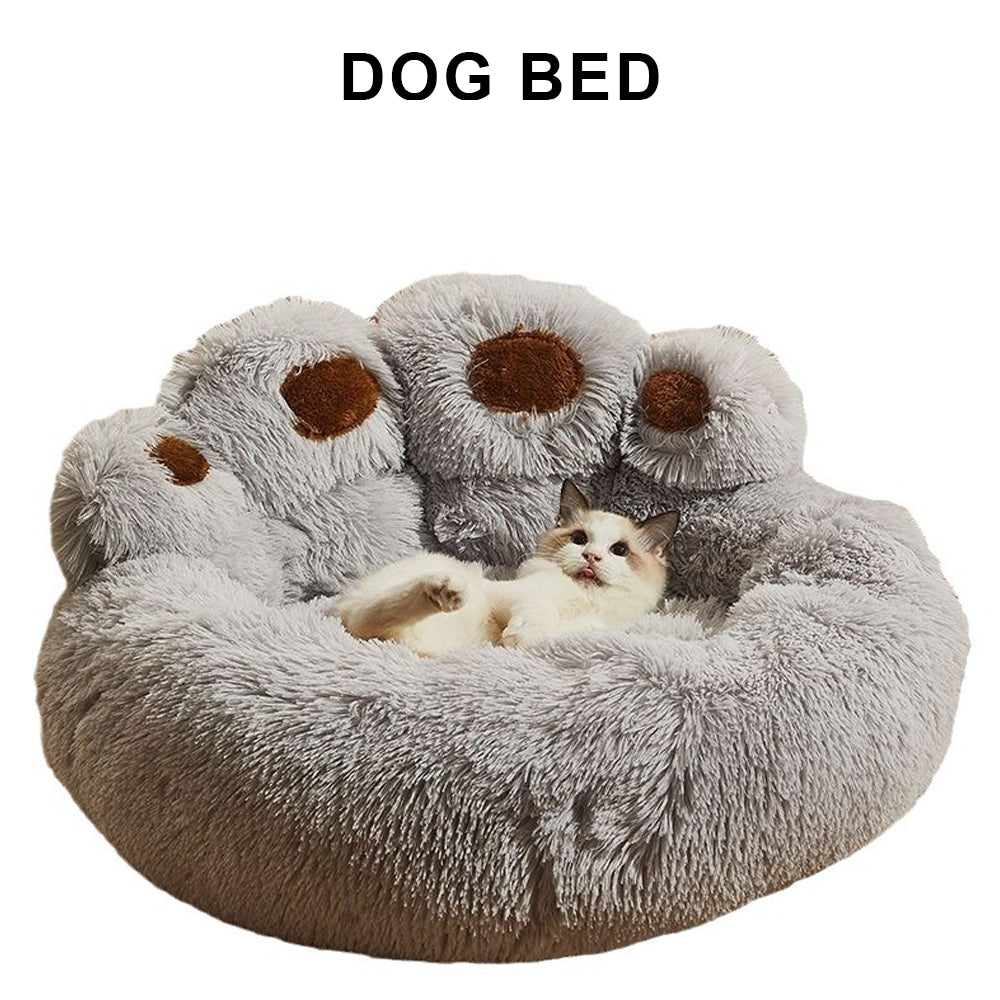 Dog Bed Cat Beds Soft Washable Fleece Puppy Cushion Warm Pet Basket Large Dog UK