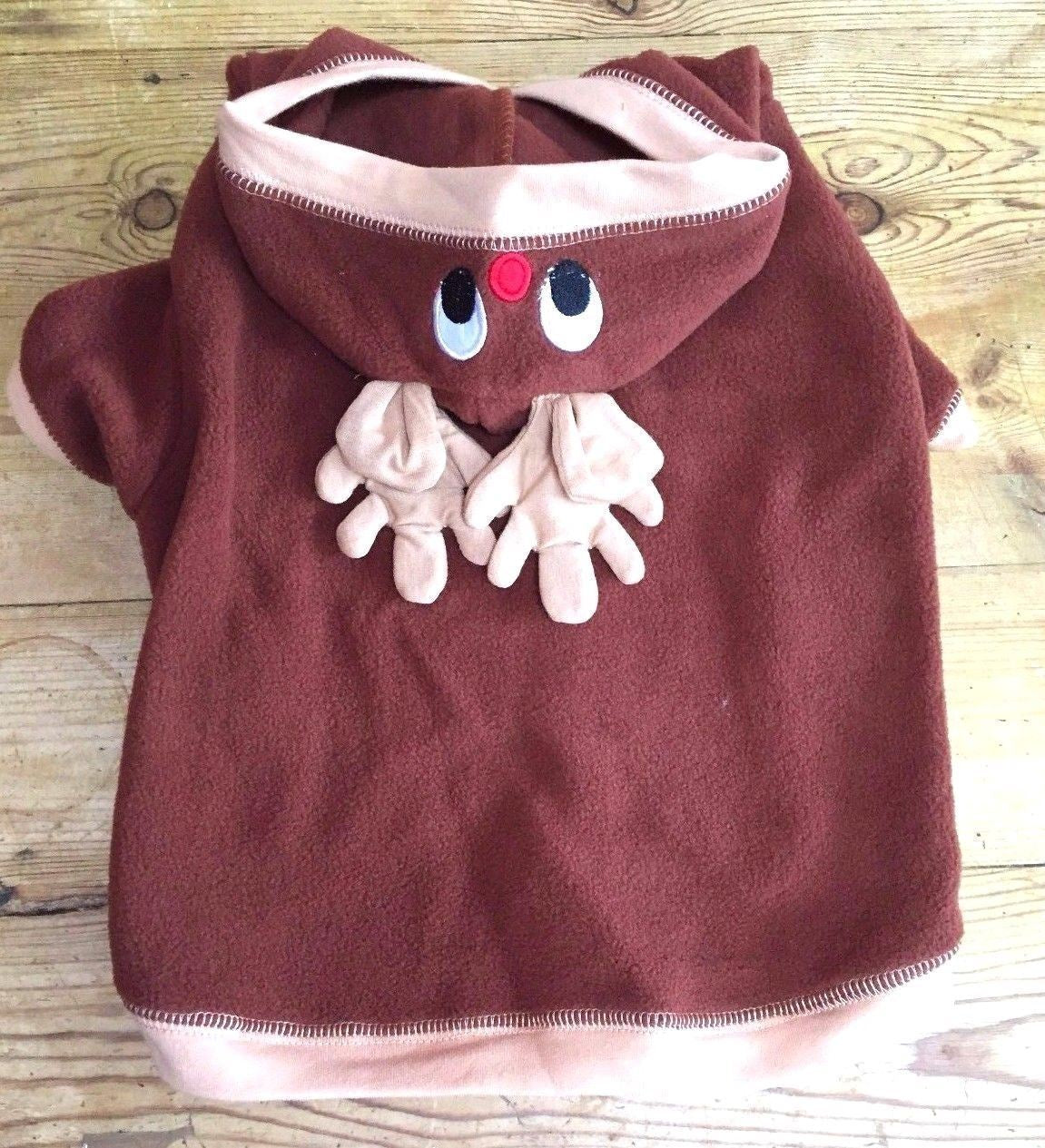 Christmas Pet Reindeer Outfit Xmas Dog Cat Coat Puppy Costume Hoodie Cloth 30Cm