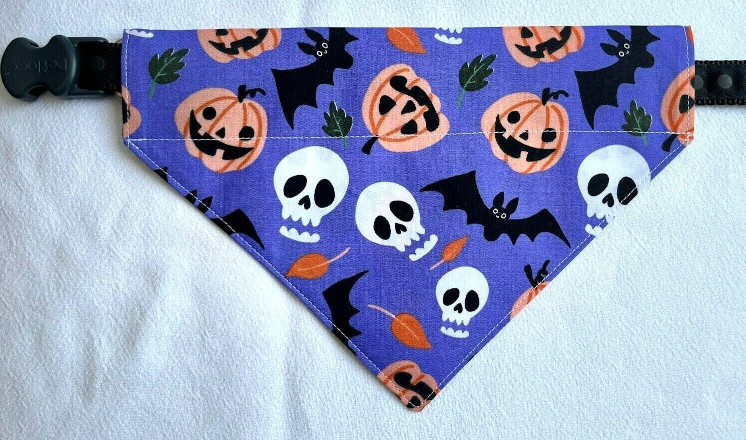 Halloween Dog Collar Accessories Bows & Bandanas Handmade in UK. Multi Sizes