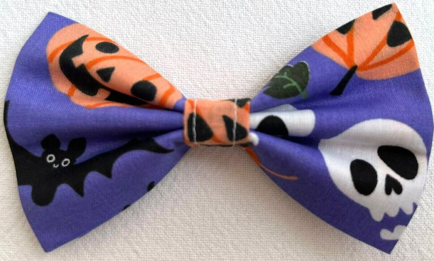 Halloween Dog Collar Accessories Bows & Bandanas Handmade in UK. Multi Sizes