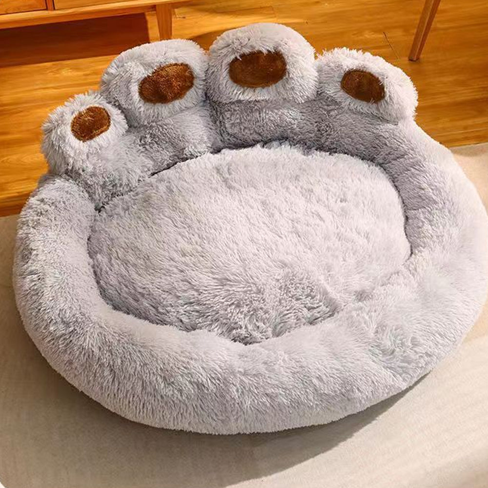 Dog Bed Cat Beds Soft Washable Fleece Puppy Cushion Warm Pet Basket Large Dog UK