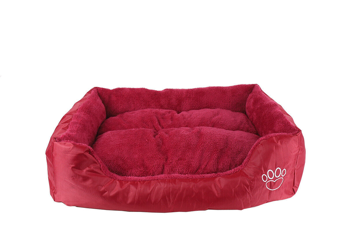 Pet Dog Bed Cat Beds Luxury Soft Washable Puppy Cushion Warm Pet Basket-S M L XL