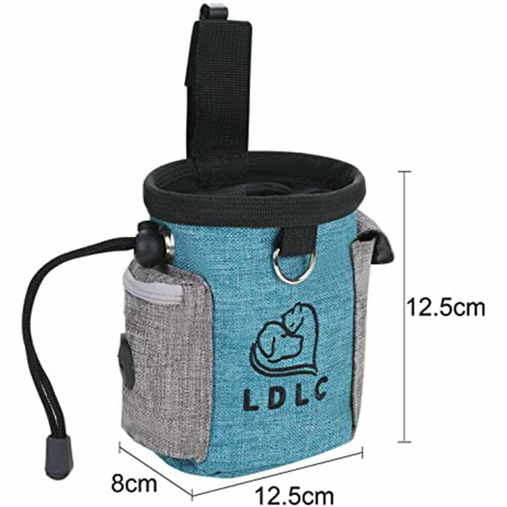 Puppy Pet Dog Obedience Training Treat Feed Bait Food Snack Pouch Belt Bags UK