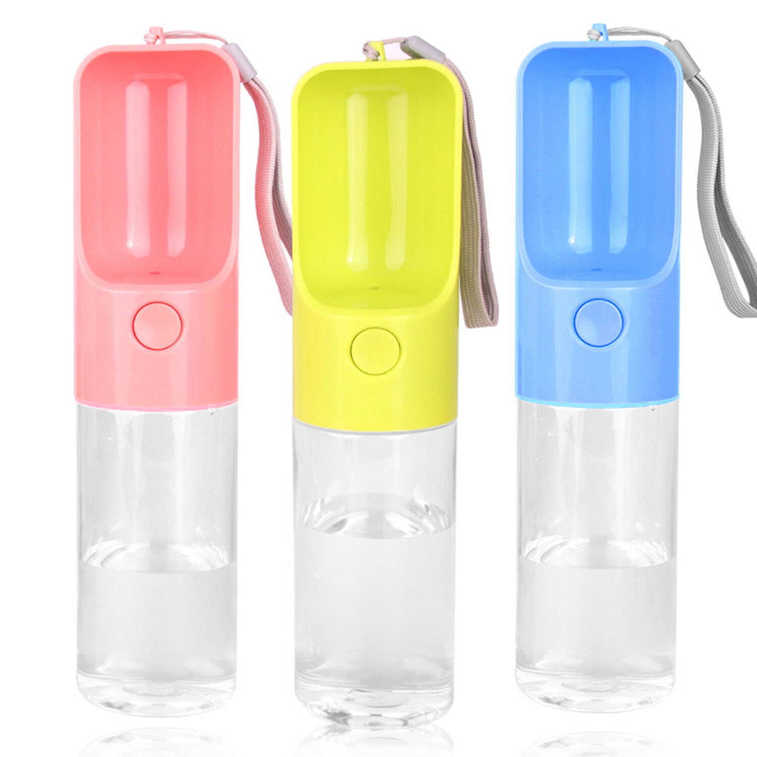 Dog Water Bottle Cat Pet Handheld Portable Travel Outdoor Feeder