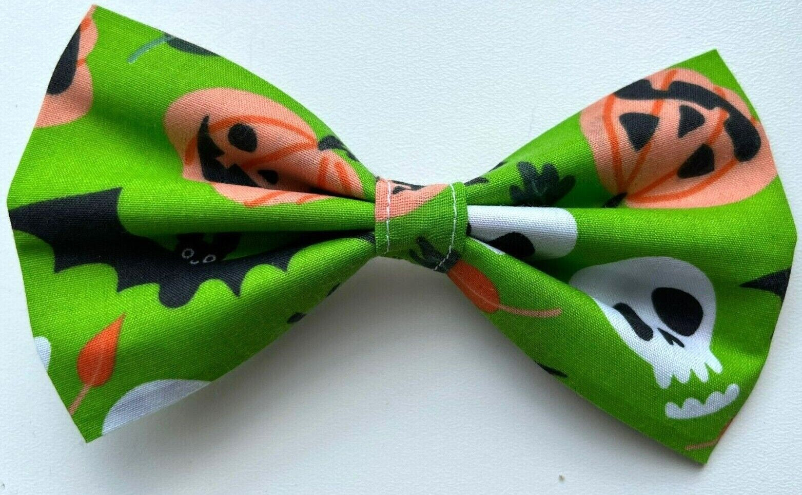 Halloween Dog Collar Accessories Bows & Bandanas Handmade in UK. Multi Sizes